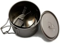 TOAKS Ultralight Titanium Solid Fuel Cook System -rejseudstyr Butik 70300027 1
