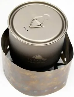 TOAKS Ultralight Titanium Solid Fuel Cook System -rejseudstyr Butik 70300027 2