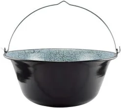 Friluftslageret Campfire 10L Enamel Pot With Lid -rejseudstyr Butik 70600081 1