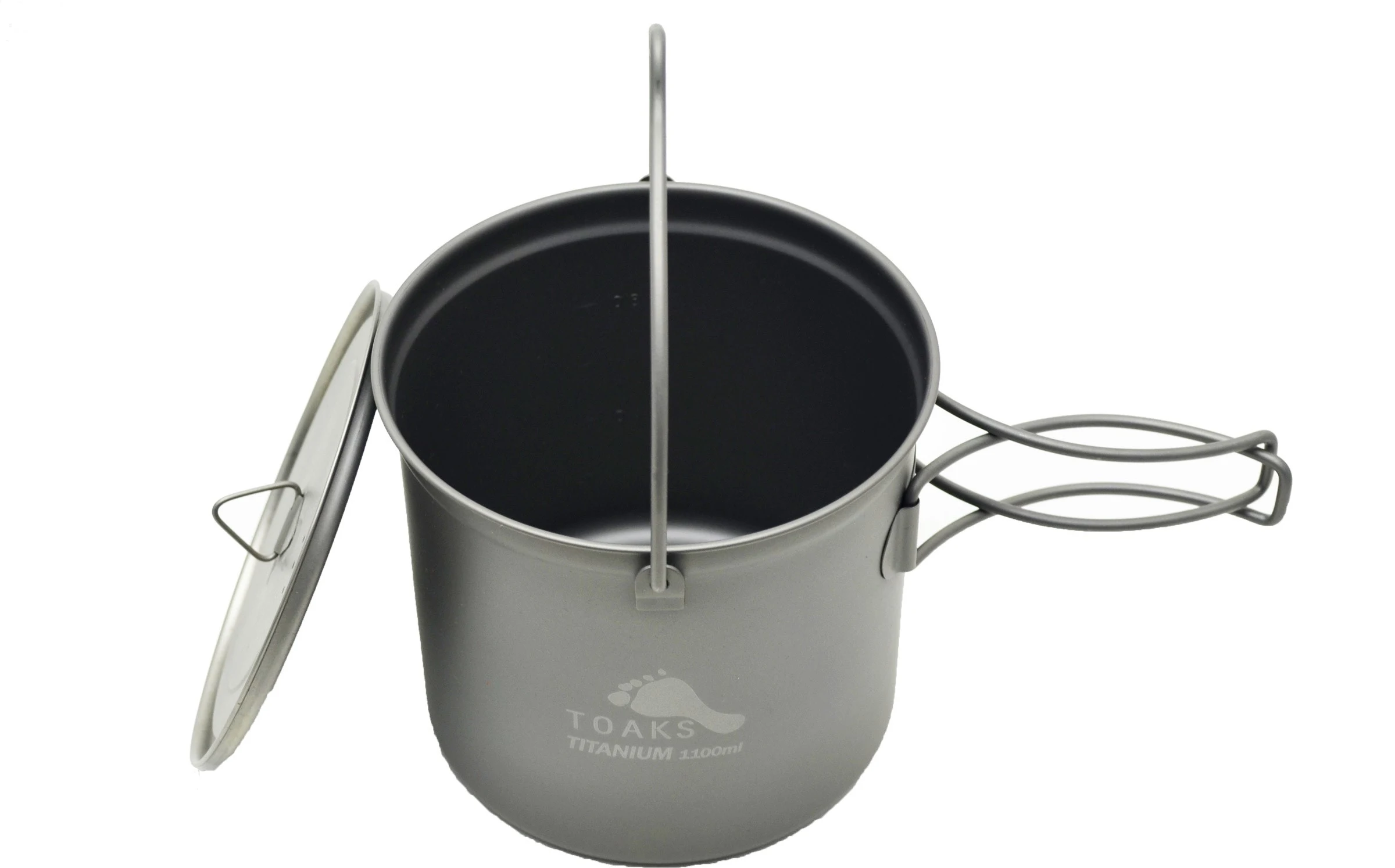 TOAKS Titanium 1100 Ml Pot With Bail Handle 4 TOAKS Titanium 1100 Ml Pot With Bail Handle - Billede 2