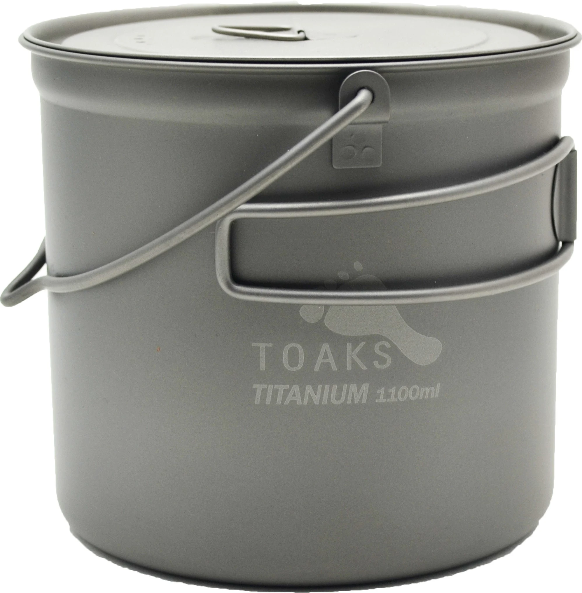 TOAKS Titanium 1100 Ml Pot With Bail Handle 3 TOAKS Titanium 1100 Ml Pot With Bail Handle