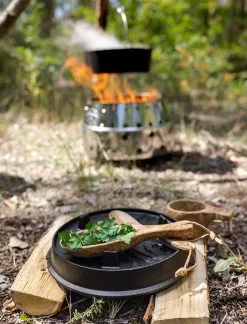 Petromax Flat Bowl 23 Cm Olive Wood -rejseudstyr Butik 72200058 3