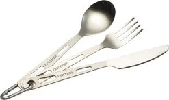 Nordisk Titanium Cutlery Set, 3 Pcs
