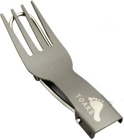 TOAKS Titanium Folding Fork 6 TOAKS Titanium Folding Fork -rejseudstyr Butik 72400169 1