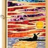 Zippo Kayak Design High Polish Brass Lighter 2 Zippo Kayak Design High Polish Brass Lighter -rejseudstyr Butik 72600050
