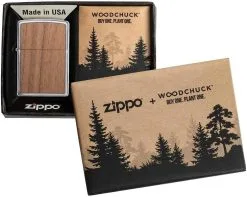 Zippo Woodchuck Walnut Lighter -rejseudstyr Butik 72600058 3