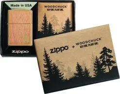Zippo Woodchuck Flame Mahogany Lighter -rejseudstyr Butik 72600068 3