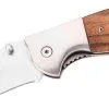 Herbertz One-Handed Zebra Wood Folding Knife AISI 420