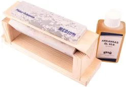 Herbertz Sharpening Stones Station With Oil