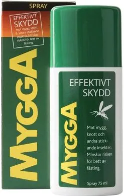 Mygga Anti-Mosquito Spray 9,5 % DEET, 75 Ml