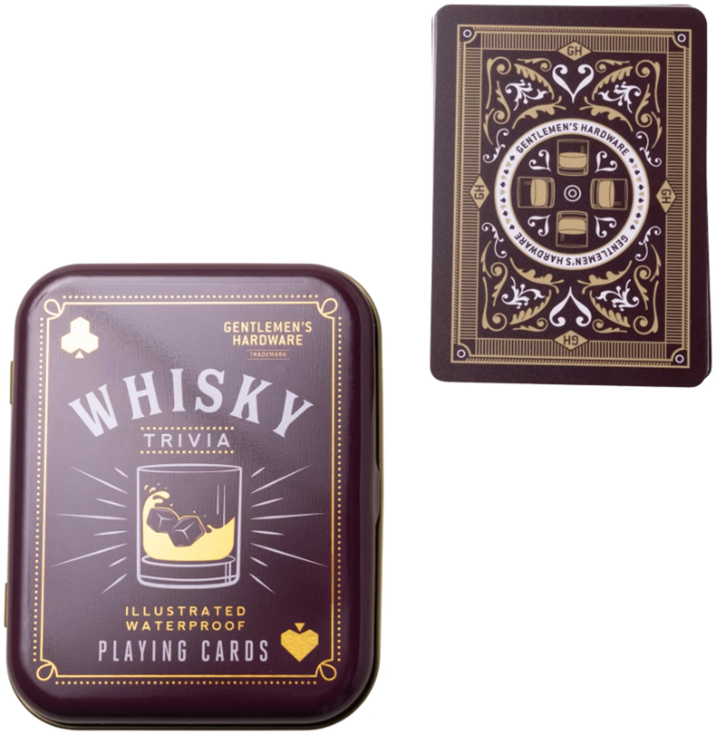 Gentlemen's Hardware Whisky Trivia Waterproof Playing Cards 3 Gentlemen's Hardware Whisky Trivia Waterproof Playing Cards